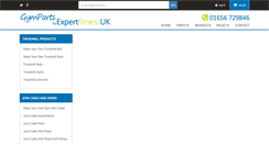 Desktop Screenshot of gymparts.co.uk
